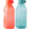 Tupperware Plastic Eco Fridge Bottle 1 Liter, Screw Cap (Set Of 1) Multi Color