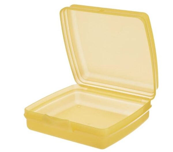 Tupperware Sandwich Keeper Box, Golden Amber