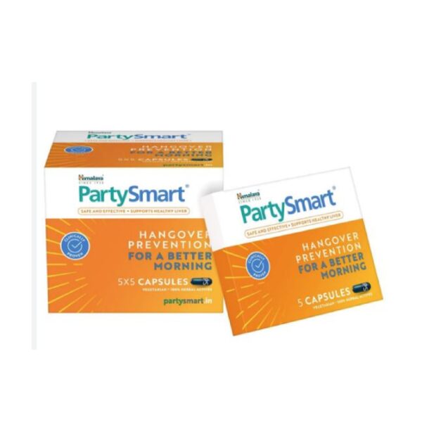 Himalaya Party Smart Capsules Prevents Hangover & Helps Support Liver