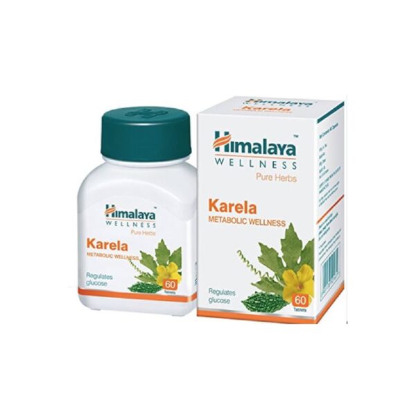 Himalaya Himalaya Wellness Pure Herbs Karela Metabolic Wellness - 60 Tablets, White