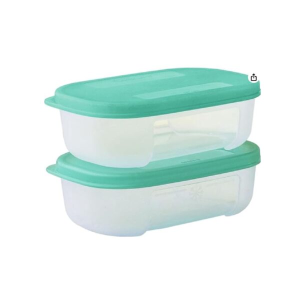 Tupperwareplastic Freezer Mini Mate Container, 110 ml (Set of 2)