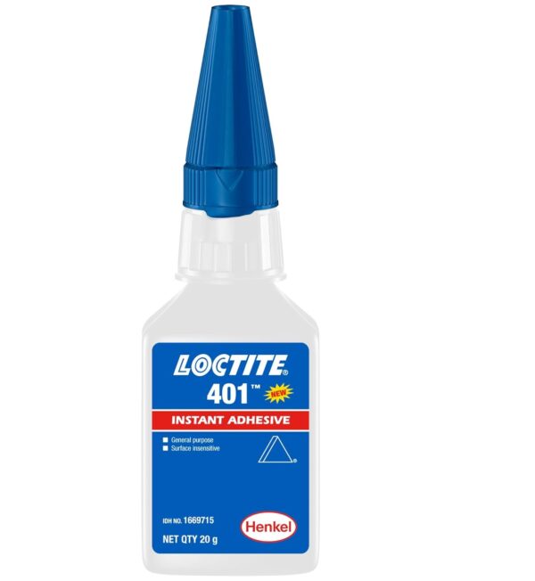 LOCTITE 401 general purpose instant adhesive | Rapid bonding of wood, paper, leather and fabric | For quick repairs | 20 g