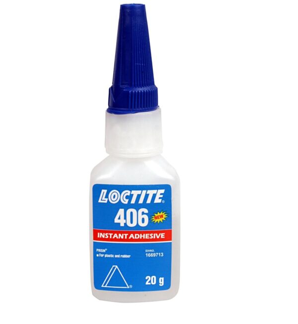 LOCTITE 406 instant adhesive | Rapid bonding of plastics and rubbers | Makes O-Rings Instantly | 20 g