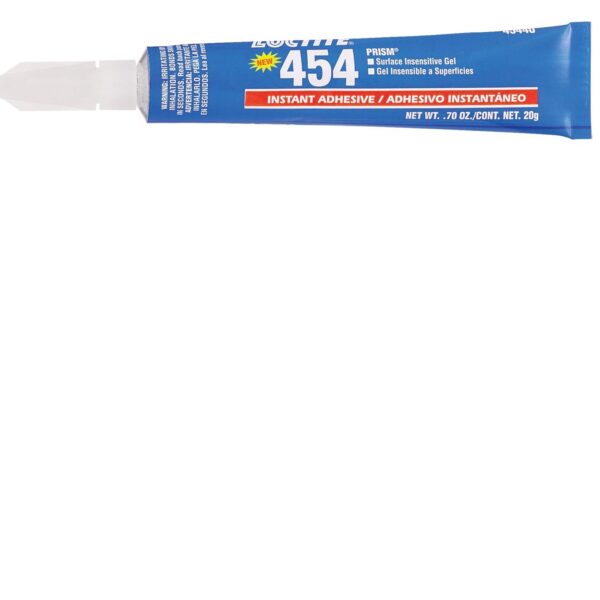 LOCTITE 454 general purpose instant adhesive | Non-drip gel ideal for vertical surfaces and overhead applications | 20 g