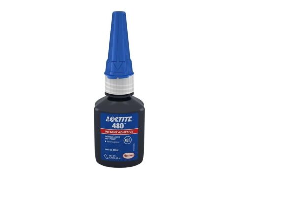 Loctite 480 Rubber-reinforced Instant Adhesive | Bonds Metals, Rubbers and Magnets | 20 gm