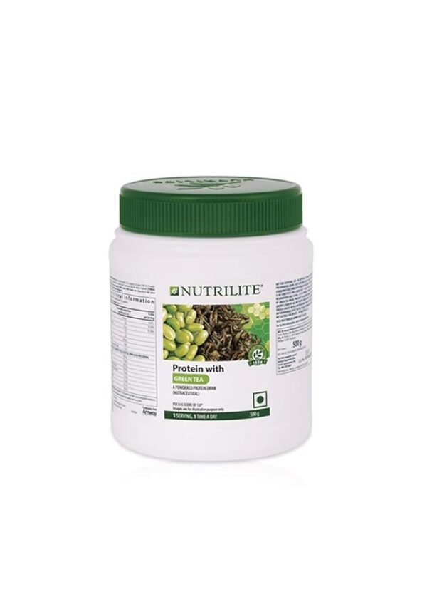 Roll over image to zoom in Nutrilite Protein with Green Tea 500gm