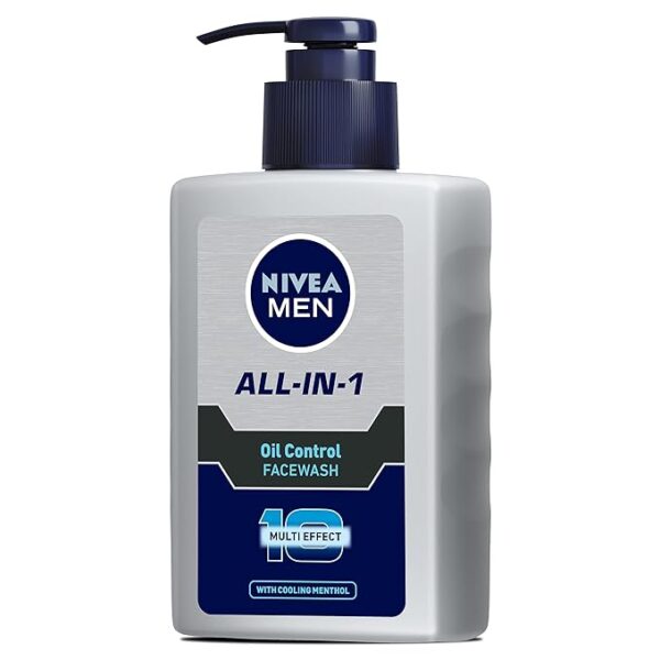 Nivea Men Face Wash, Oil Control For 12Hr Oil Control With 10X Vitamin C Effect, 150 ml