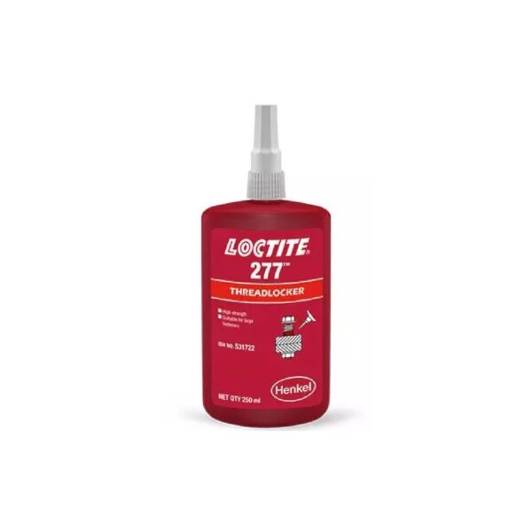 Loctite 277 Red High Strength Threadlocking Adhesive (250 ml)