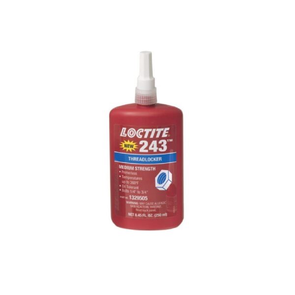 Loctite 243 Threadlocker, Pack Size: 250 Ml