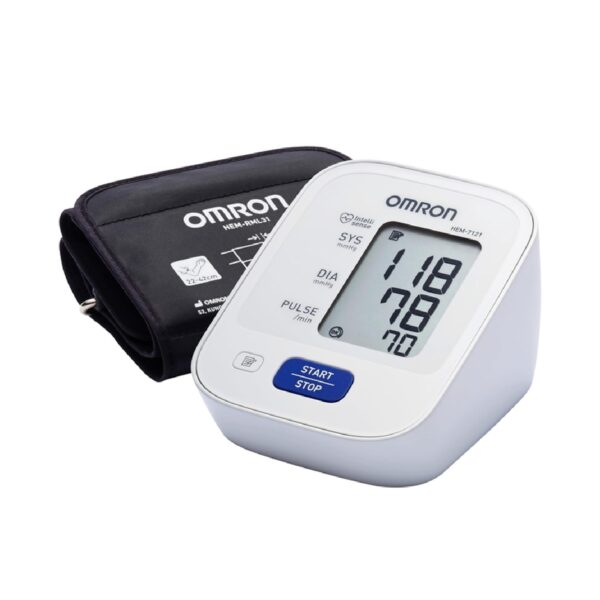 Omron HEM 7142T1 Digital Bluetooth Blood Pressure Monitor with Cuff Wrapping Guide & Intellisense Technology For Most Accurate Measurement