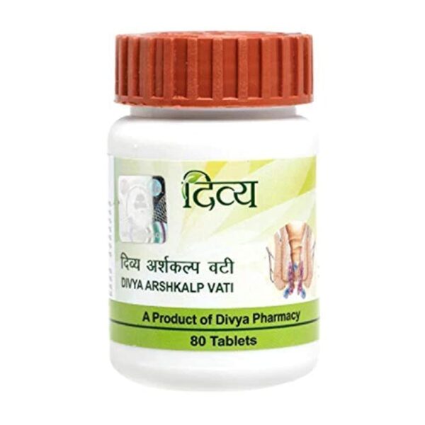 Patanjali Divya Arshkalp Vati 80Tab Capsule, (pack of 3)