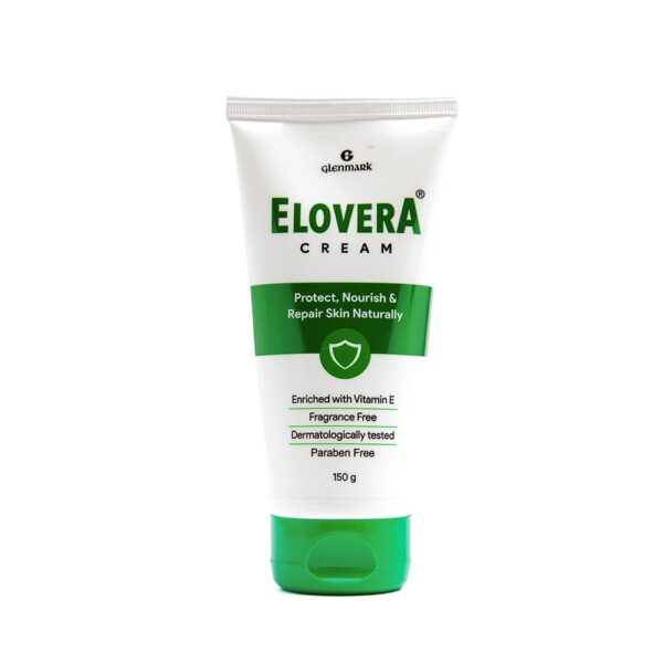 Elovera Moisturising Cream 150g  For Dry Skin, with Aloe Vera & Vitamin E, Protects, Nourishes and Repairs Skin